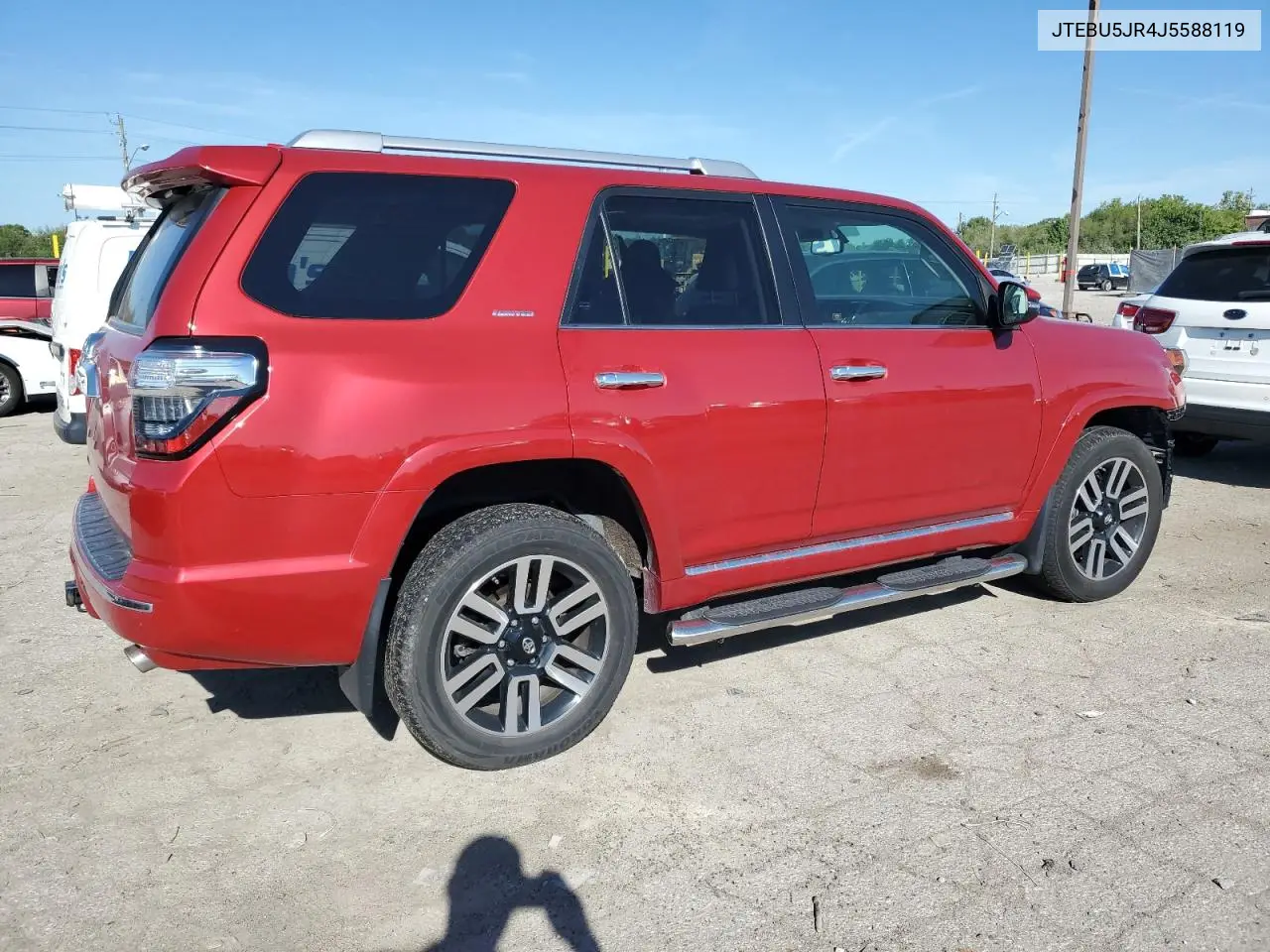 JTEBU5JR4J5588119 2018 Toyota 4Runner Limited