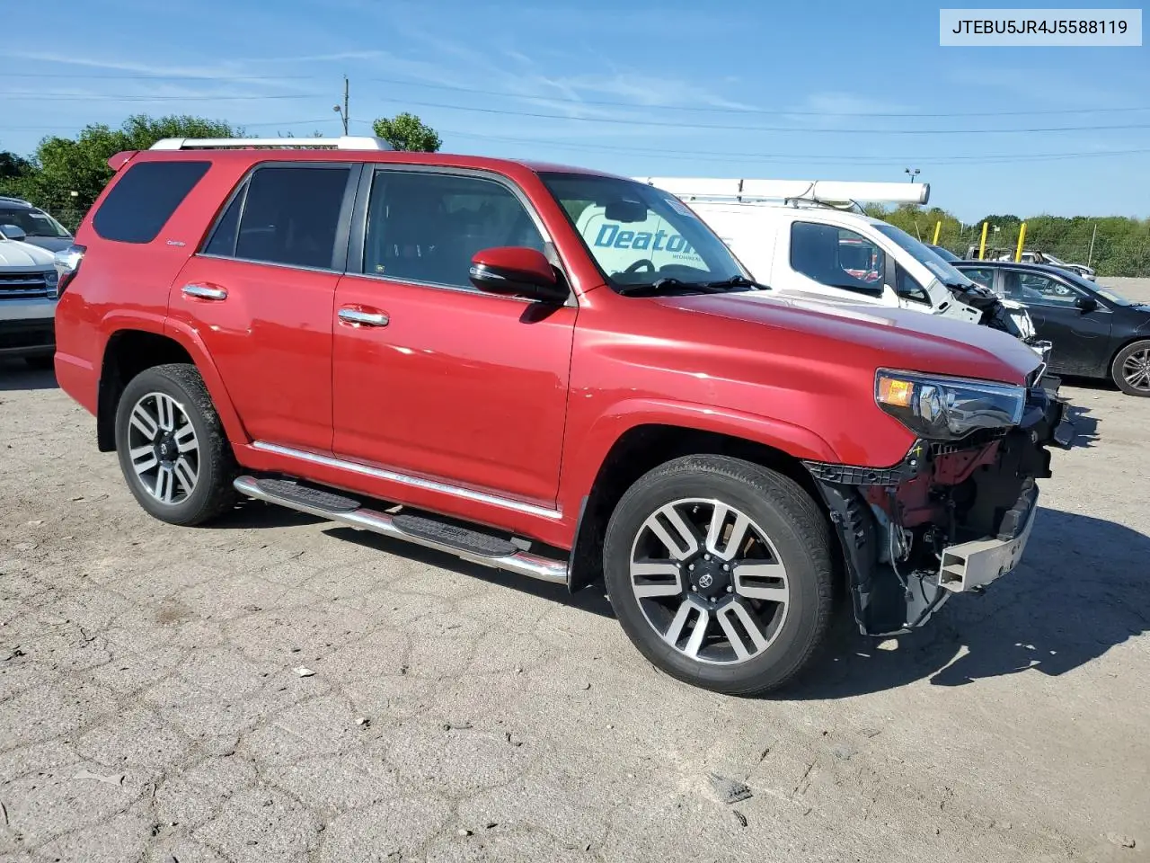 JTEBU5JR4J5588119 2018 Toyota 4Runner Limited