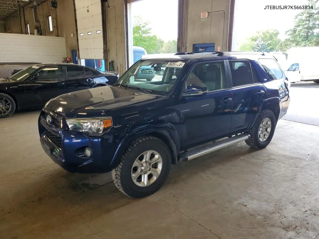 2019 Toyota 4Runner Sr5 Premium VIN: JTEBU5JR7K5663834 Lot: 56399426