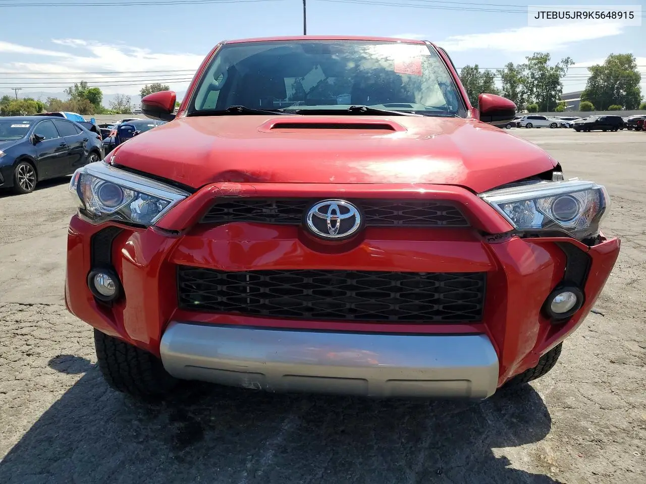 2019 Toyota 4Runner Trd Off-Road VIN: JTEBU5JR9K5648915 Lot: 58559786