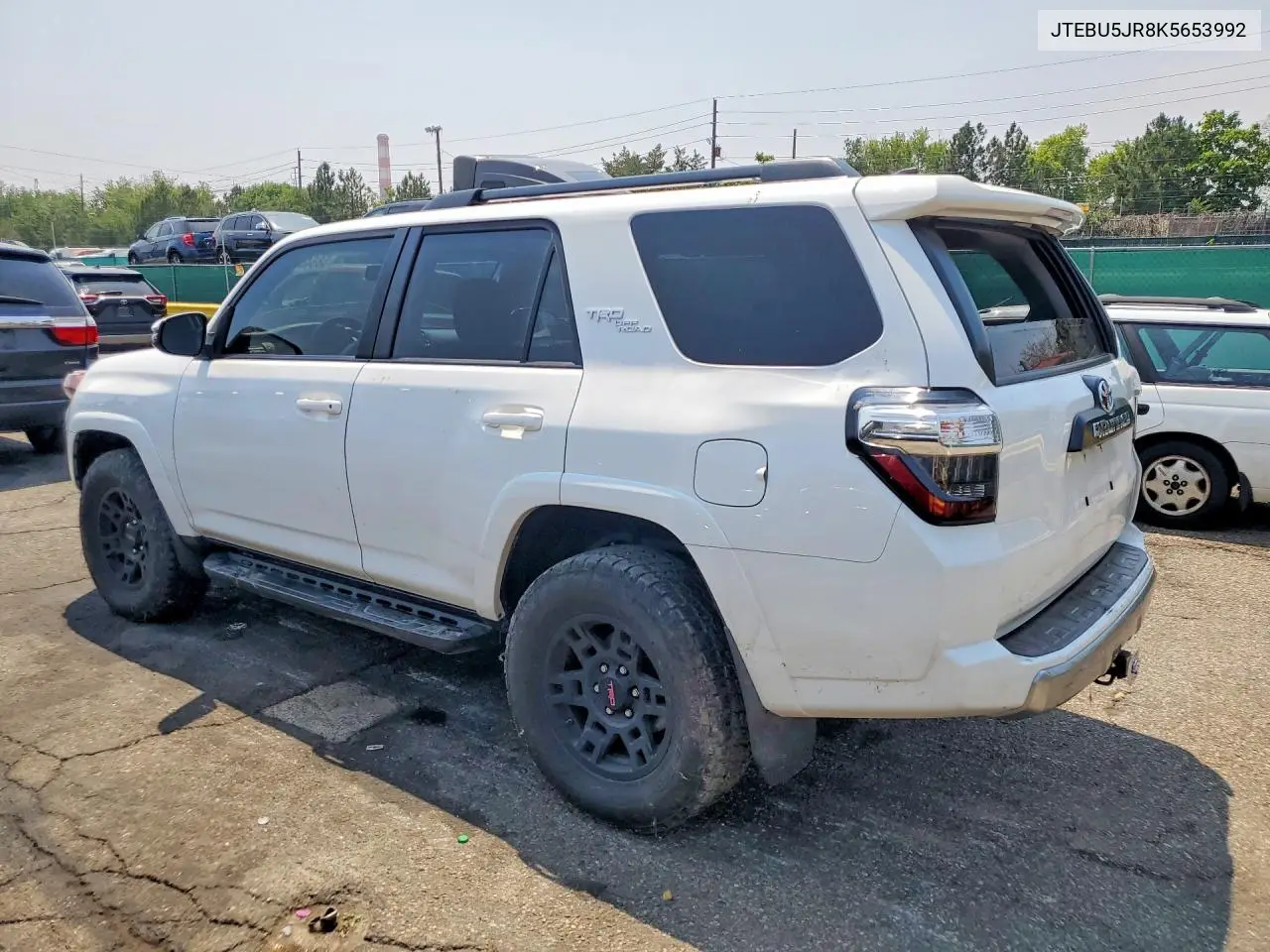 2019 Toyota 4Runner Trd Off-Road Premium VIN: JTEBU5JR8K5653992 Lot: 58846916