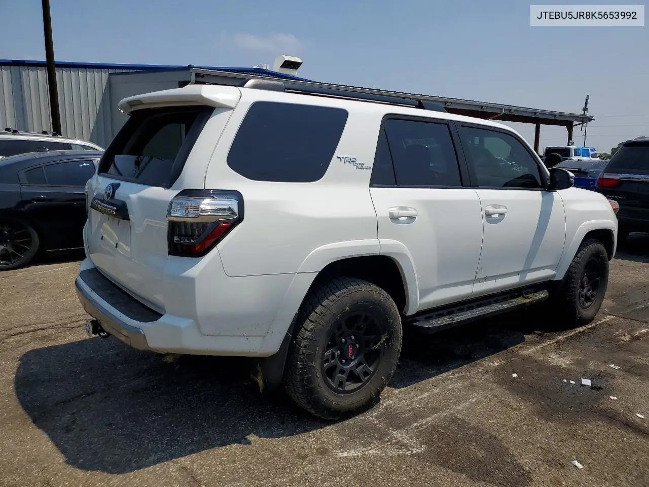 2019 Toyota 4Runner Trd Off-Road Premium VIN: JTEBU5JR8K5653992 Lot: 58846916