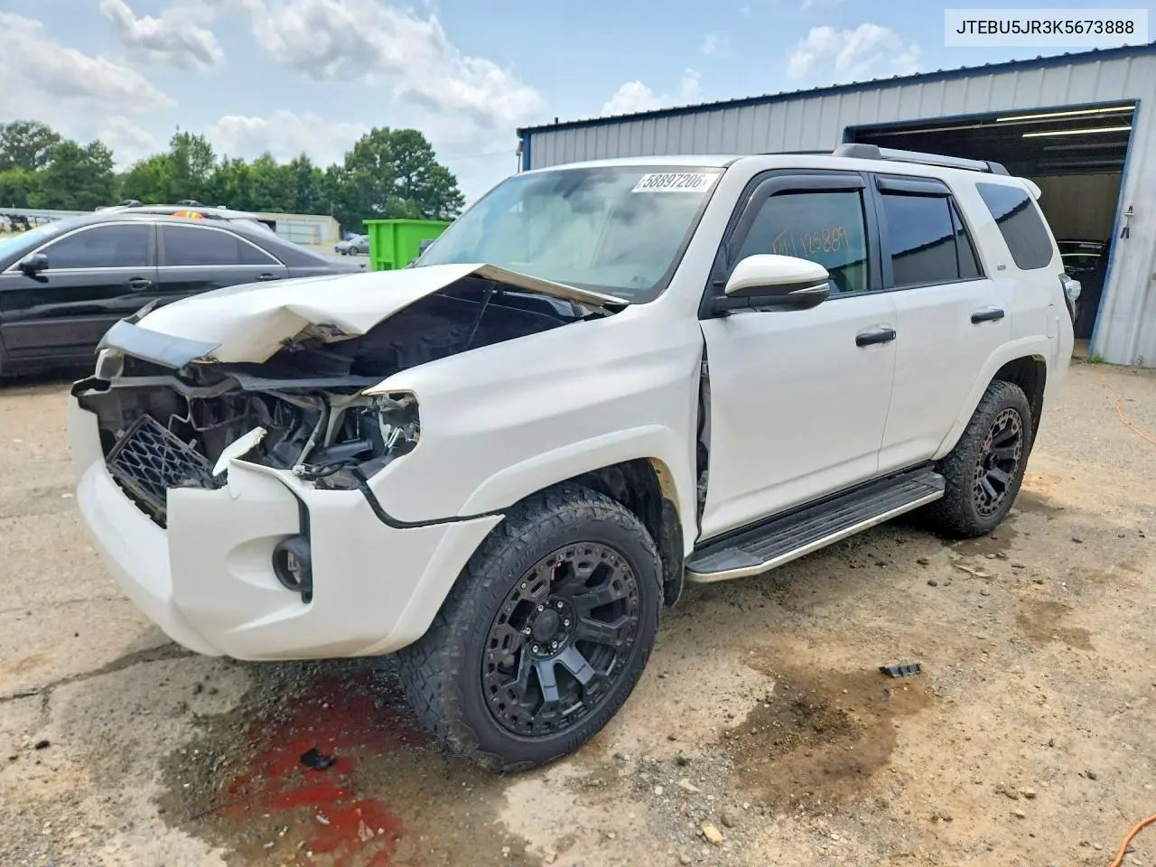 2019 Toyota 4Runner Sr5 Premium VIN: JTEBU5JR3K5673888 Lot: 58897206