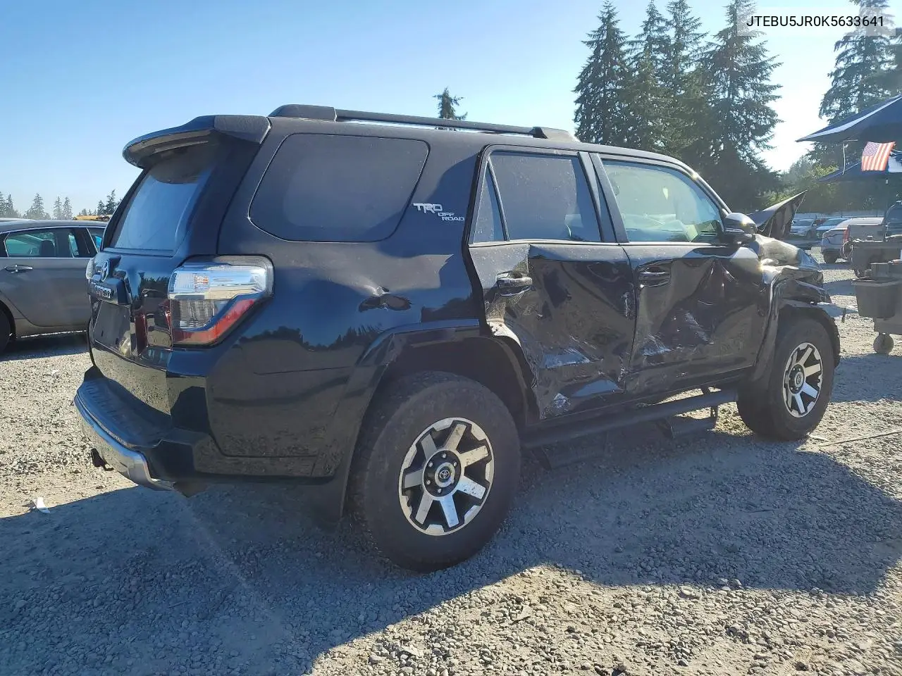2019 Toyota 4Runner Trd Off-Road Premium VIN: JTEBU5JR0K5633641 Lot: 60018216