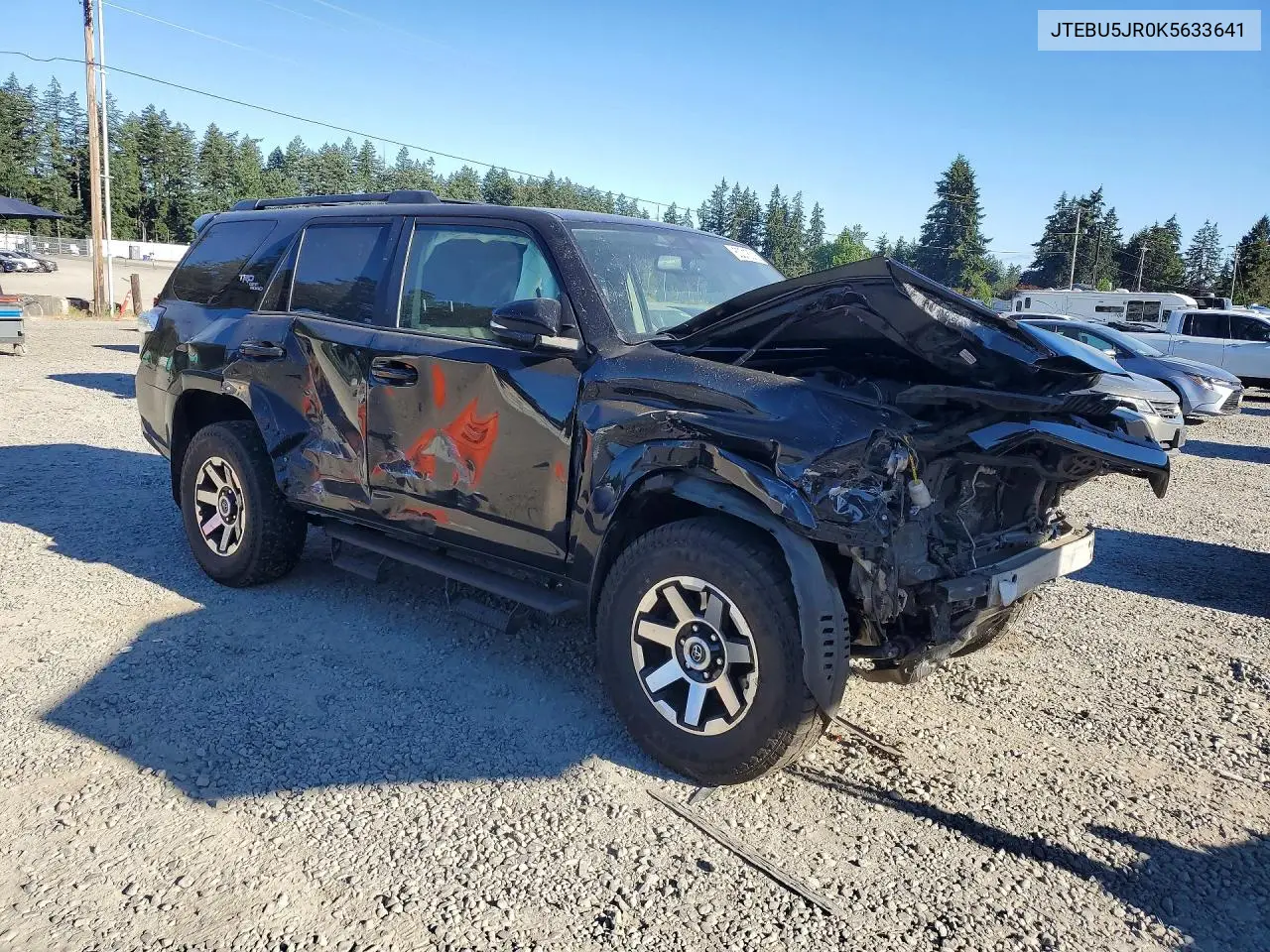 2019 Toyota 4Runner Trd Off-Road Premium VIN: JTEBU5JR0K5633641 Lot: 60018216