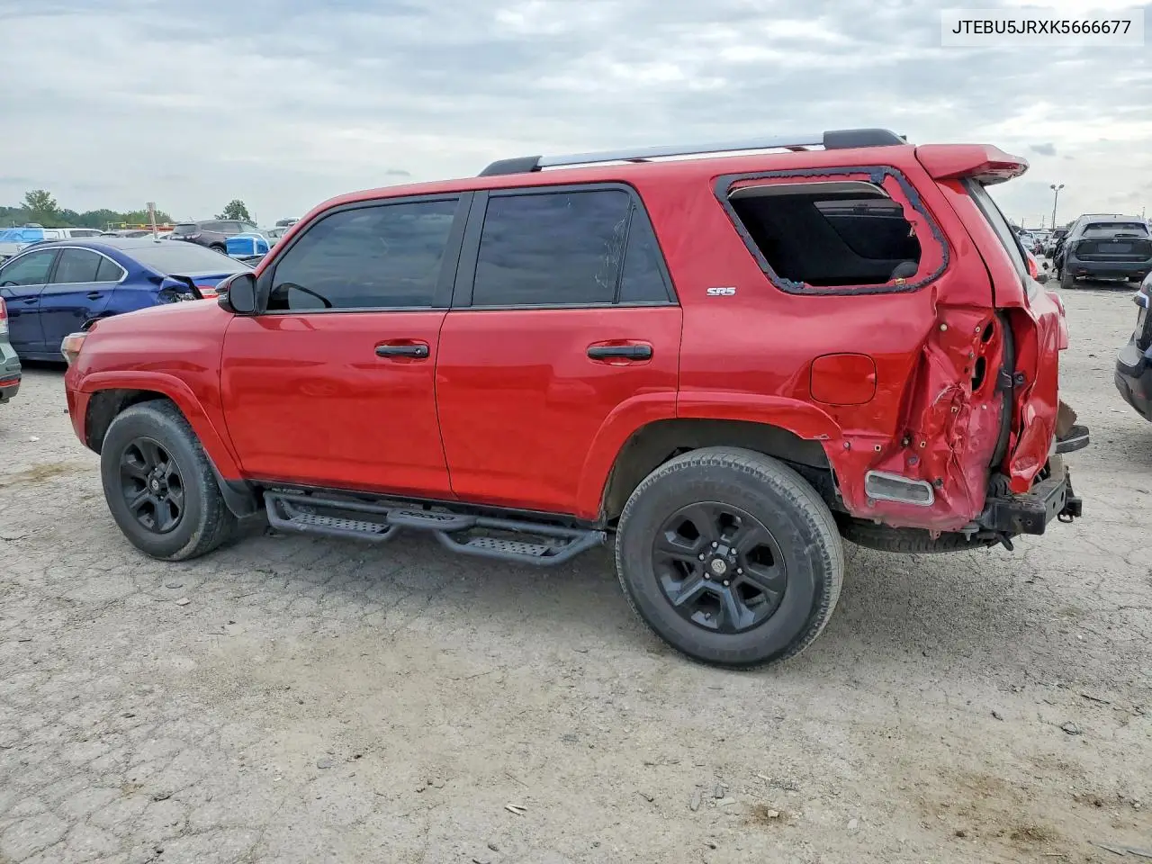 2019 Toyota 4Runner Sr5 Premium VIN: JTEBU5JRXK5666677 Lot: 60645566