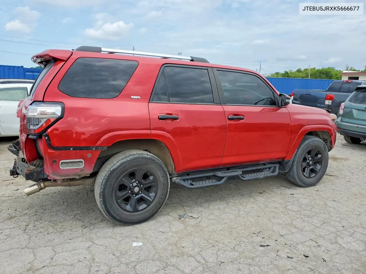 2019 Toyota 4Runner Sr5 Premium VIN: JTEBU5JRXK5666677 Lot: 60645566