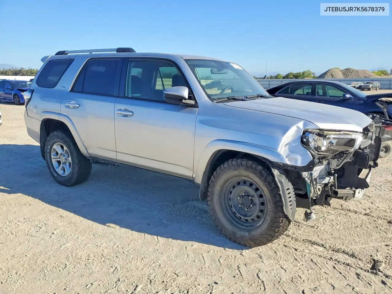 2019 Toyota 4Runner Sr5 VIN: JTEBU5JR7K5678379 Lot: 61152456