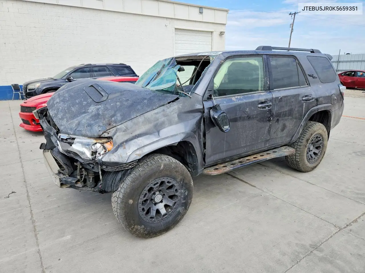 2019 Toyota 4Runner Trd Off-Road VIN: JTEBU5JR0K5659351 Lot: 61718346