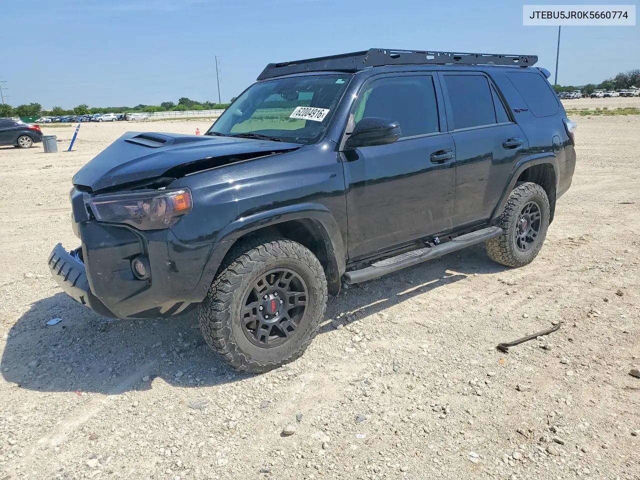 2019 Toyota 4Runner Trd Pro VIN: JTEBU5JR0K5660774 Lot: 62004916