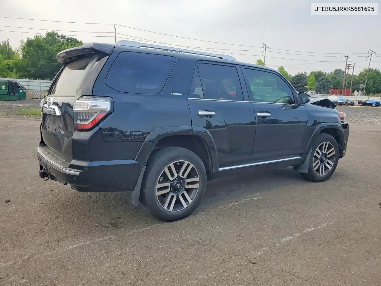 2019 Toyota 4Runner Limited VIN: JTEBU5JRXK5681695 Lot: 62142966