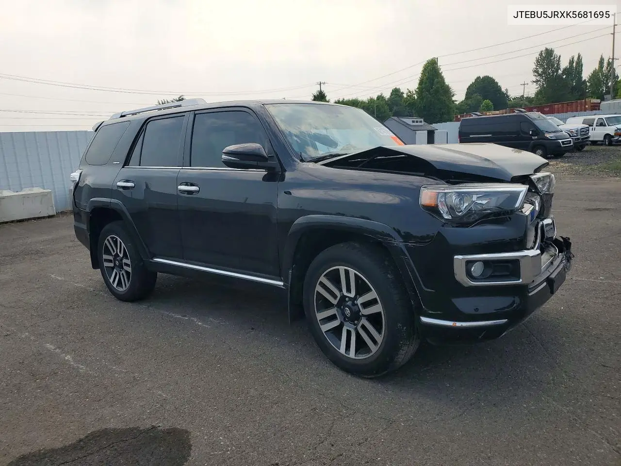 2019 Toyota 4Runner Limited VIN: JTEBU5JRXK5681695 Lot: 62142966