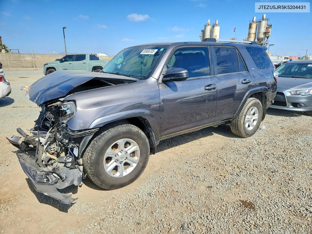 2019 Toyota 4Runner Sr5 VIN: JTEZU5JR5K5204431 Lot: 85966705