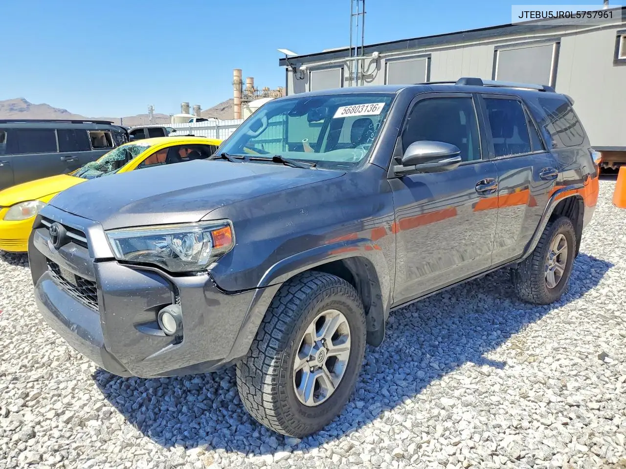2020 Toyota 4Runner Sr5 VIN: JTEBU5JR0L5757961 Lot: 56803136