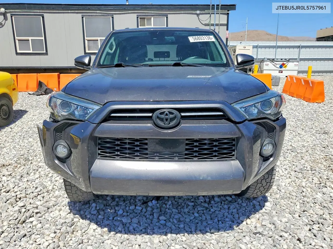 2020 Toyota 4Runner Sr5 VIN: JTEBU5JR0L5757961 Lot: 56803136