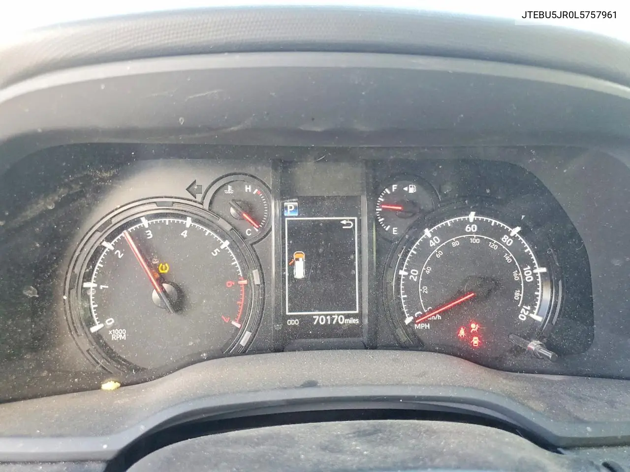 2020 Toyota 4Runner Sr5 VIN: JTEBU5JR0L5757961 Lot: 56803136