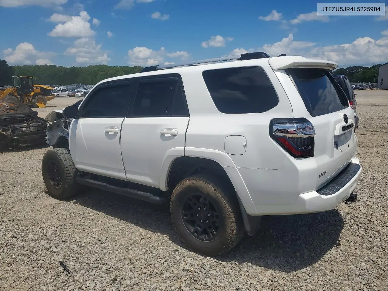 2020 Toyota 4Runner Sr5 Premium VIN: JTEZU5JR4L5225904 Lot: 56879036