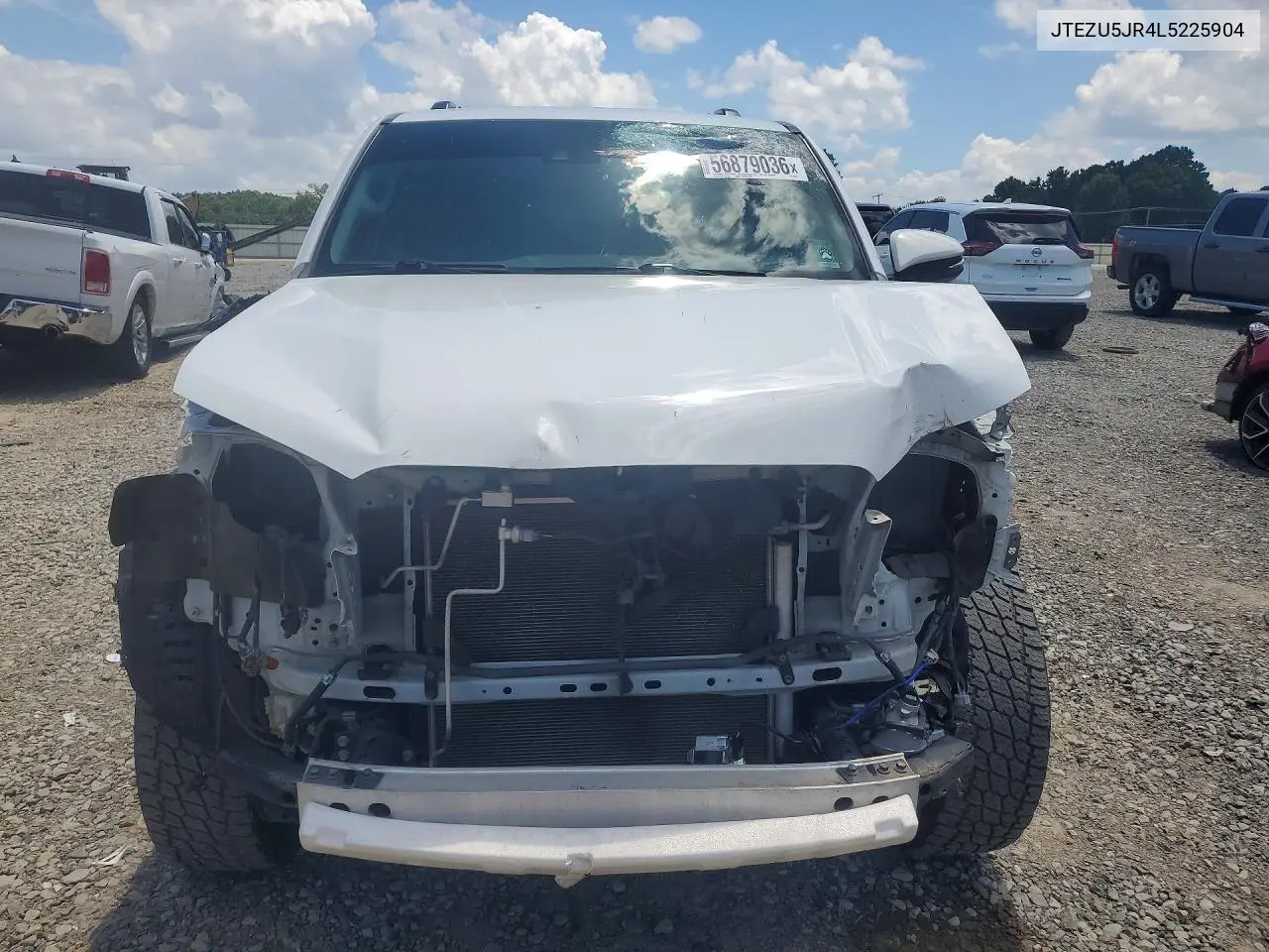 2020 Toyota 4Runner Sr5 Premium VIN: JTEZU5JR4L5225904 Lot: 56879036