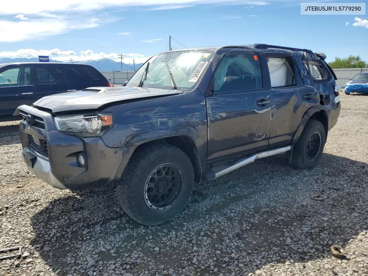 2020 Toyota 4Runner Trd Off-Road Premium VIN: JTEBU5JR1L5779290 Lot: 58985986