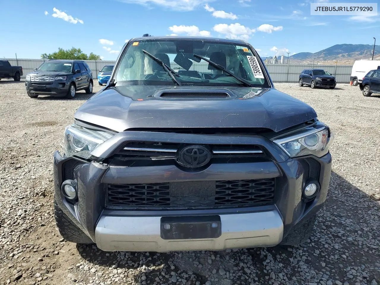 2020 Toyota 4Runner Trd Off-Road Premium VIN: JTEBU5JR1L5779290 Lot: 58985986