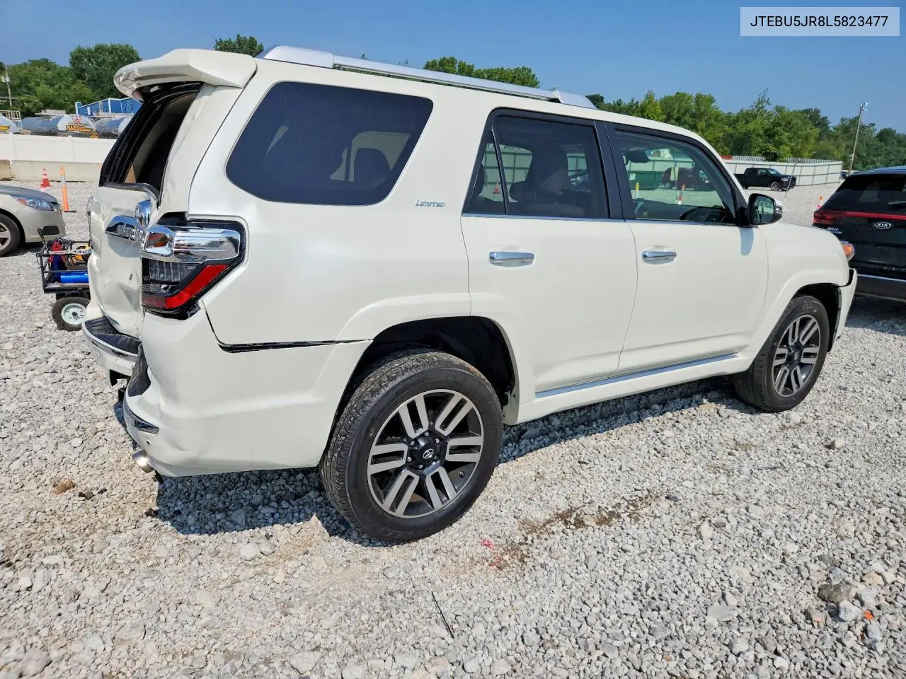 2020 Toyota 4Runner Limited VIN: JTEBU5JR8L5823477 Lot: 61123536