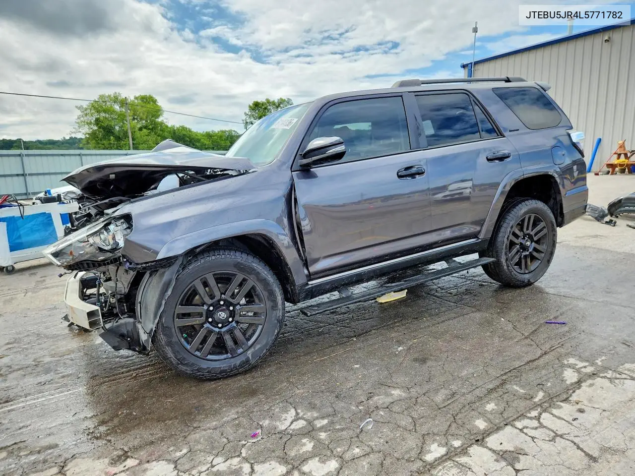 2020 Toyota 4Runner Nightshade Edition VIN: JTEBU5JR4L5771782 Lot: 61144136