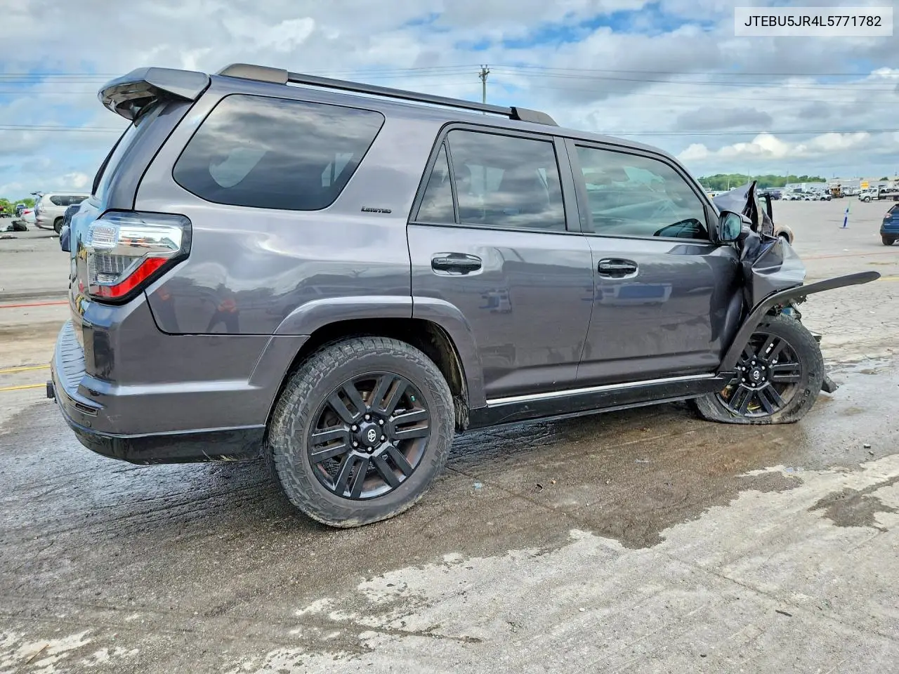 2020 Toyota 4Runner Nightshade Edition VIN: JTEBU5JR4L5771782 Lot: 61144136