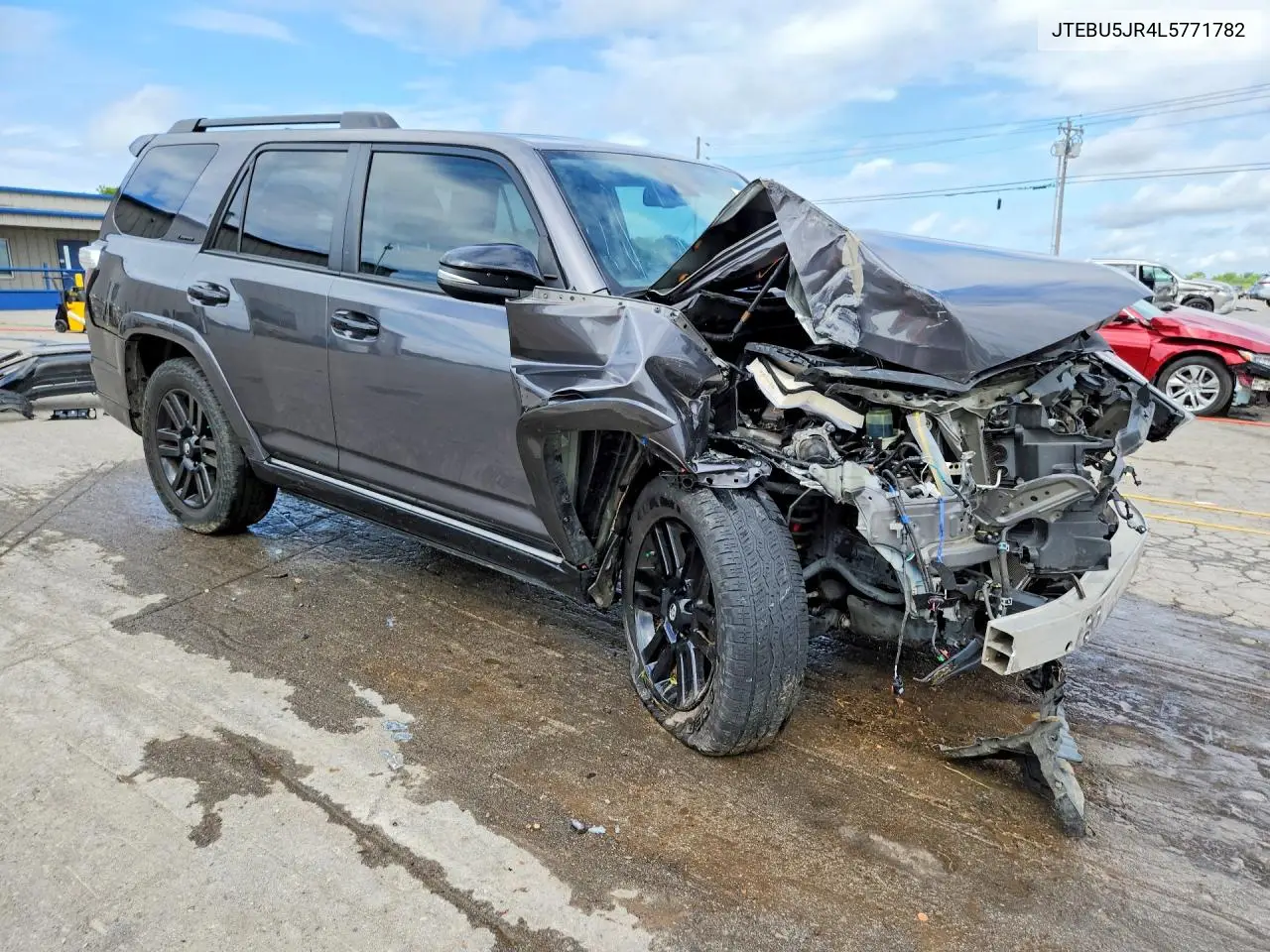 2020 Toyota 4Runner Nightshade Edition VIN: JTEBU5JR4L5771782 Lot: 61144136