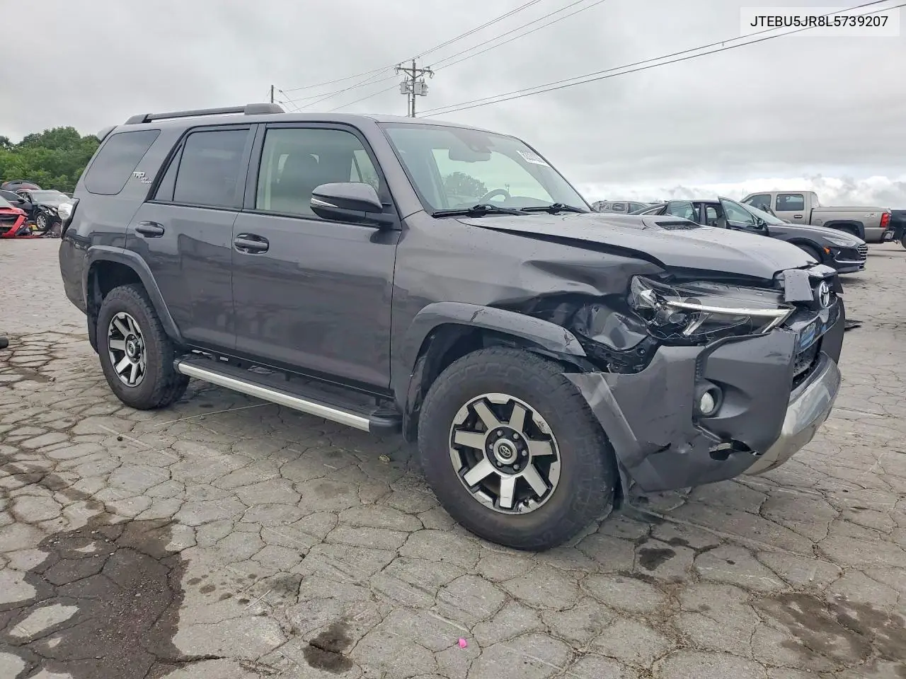 2020 Toyota 4Runner Trd Off-Road Premium VIN: JTEBU5JR8L5739207 Lot: 62031036