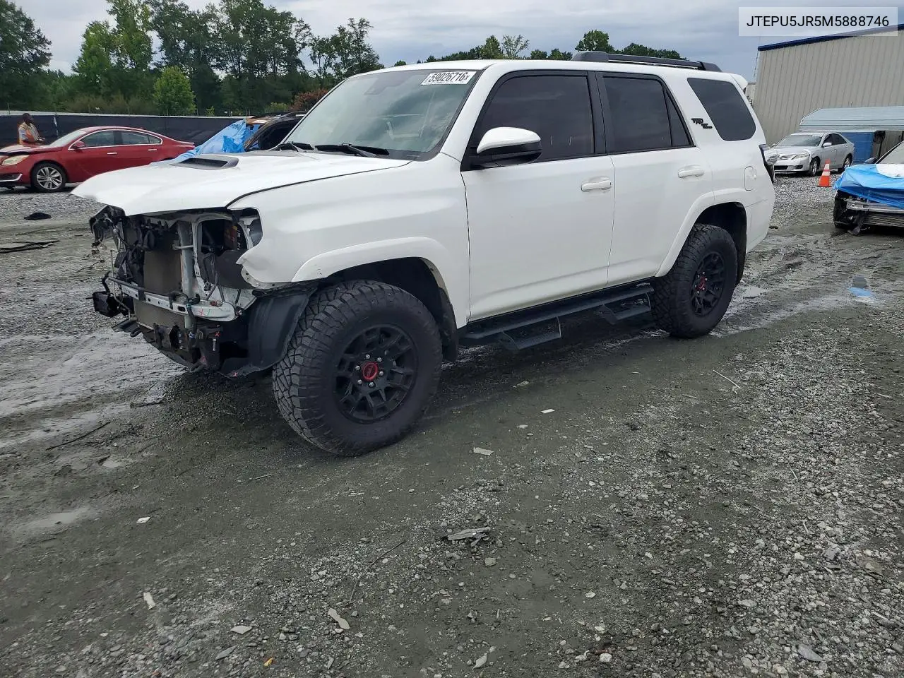 2021 Toyota 4Runner Trd Off-Road VIN: JTEPU5JR5M5888746 Lot: 59026716