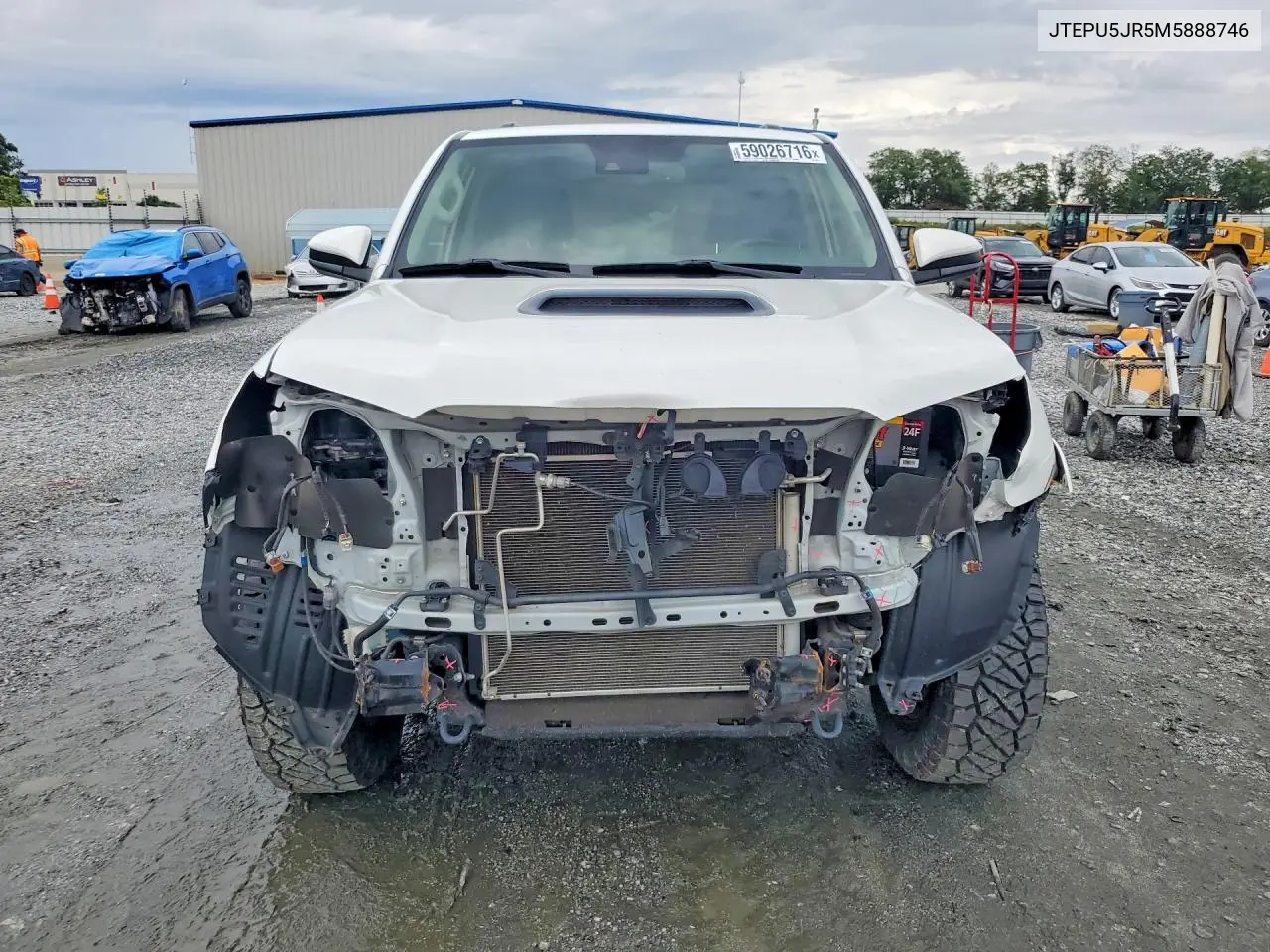 2021 Toyota 4Runner Trd Off-Road VIN: JTEPU5JR5M5888746 Lot: 59026716