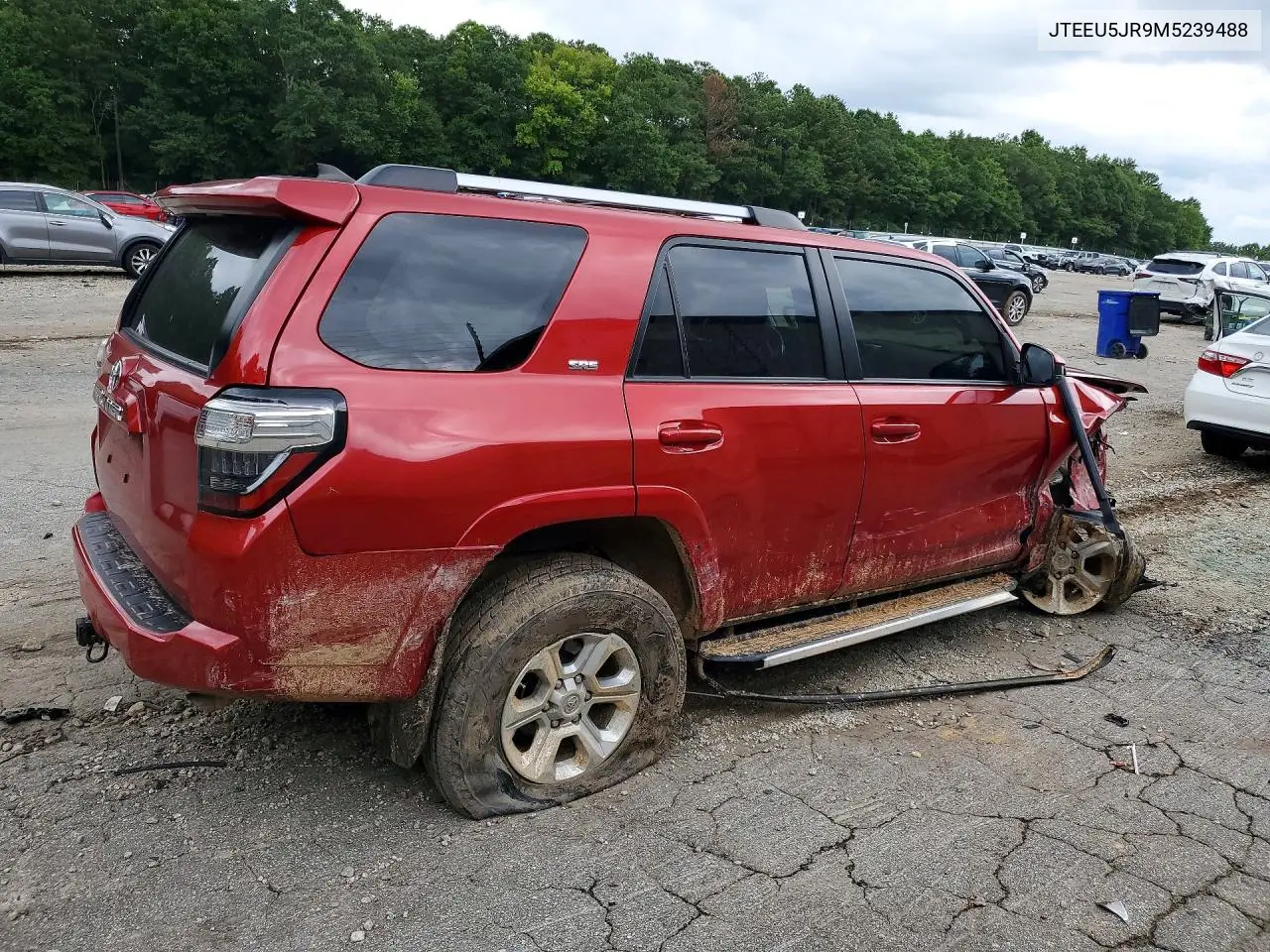 2021 Toyota 4Runner Sr5 VIN: JTEEU5JR9M5239488 Lot: 61375486