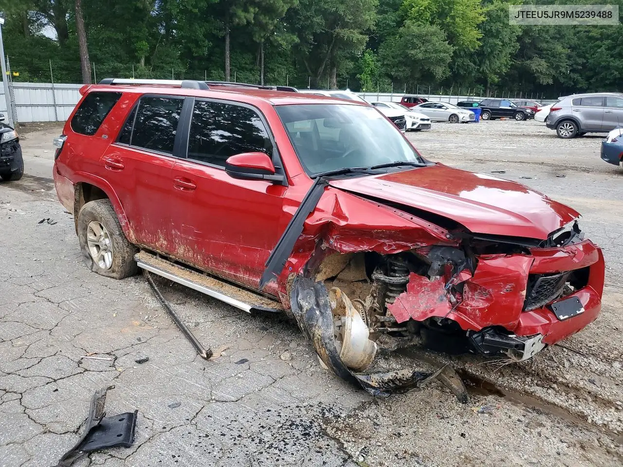 2021 Toyota 4Runner Sr5 VIN: JTEEU5JR9M5239488 Lot: 61375486
