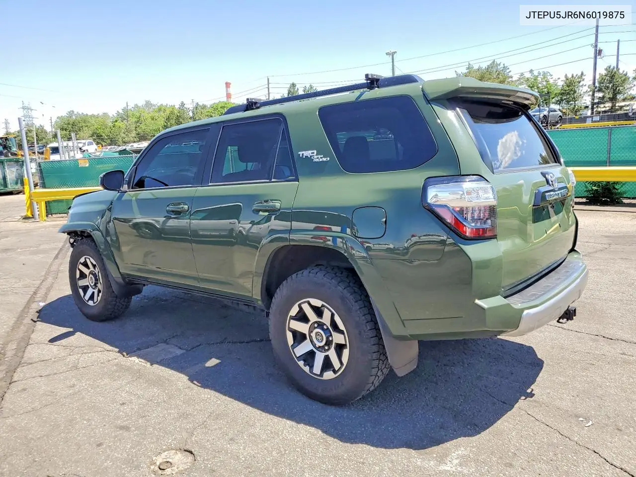 2022 Toyota 4Runner Trd Off-Road VIN: JTEPU5JR6N6019875 Lot: 56836726