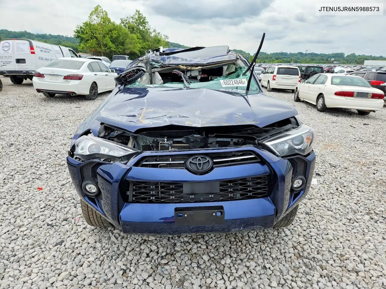 2022 Toyota 4Runner Sr5 Premium VIN: JTENU5JR6N5988573 Lot: 60224846