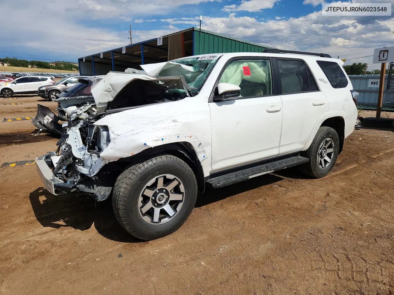 2022 Toyota 4Runner Trd Off-Road VIN: JTEPU5JR0N6023548 Lot: 60473996