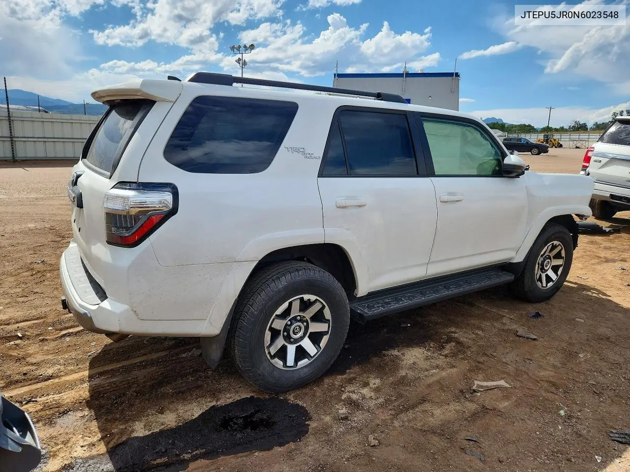 2022 Toyota 4Runner Trd Off-Road VIN: JTEPU5JR0N6023548 Lot: 60473996
