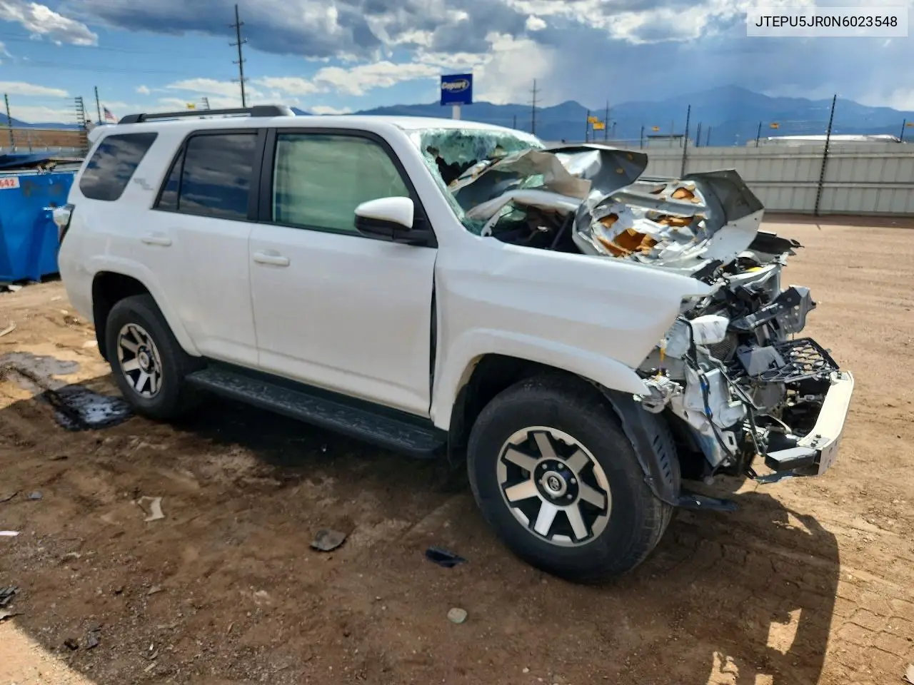 2022 Toyota 4Runner Trd Off-Road VIN: JTEPU5JR0N6023548 Lot: 60473996