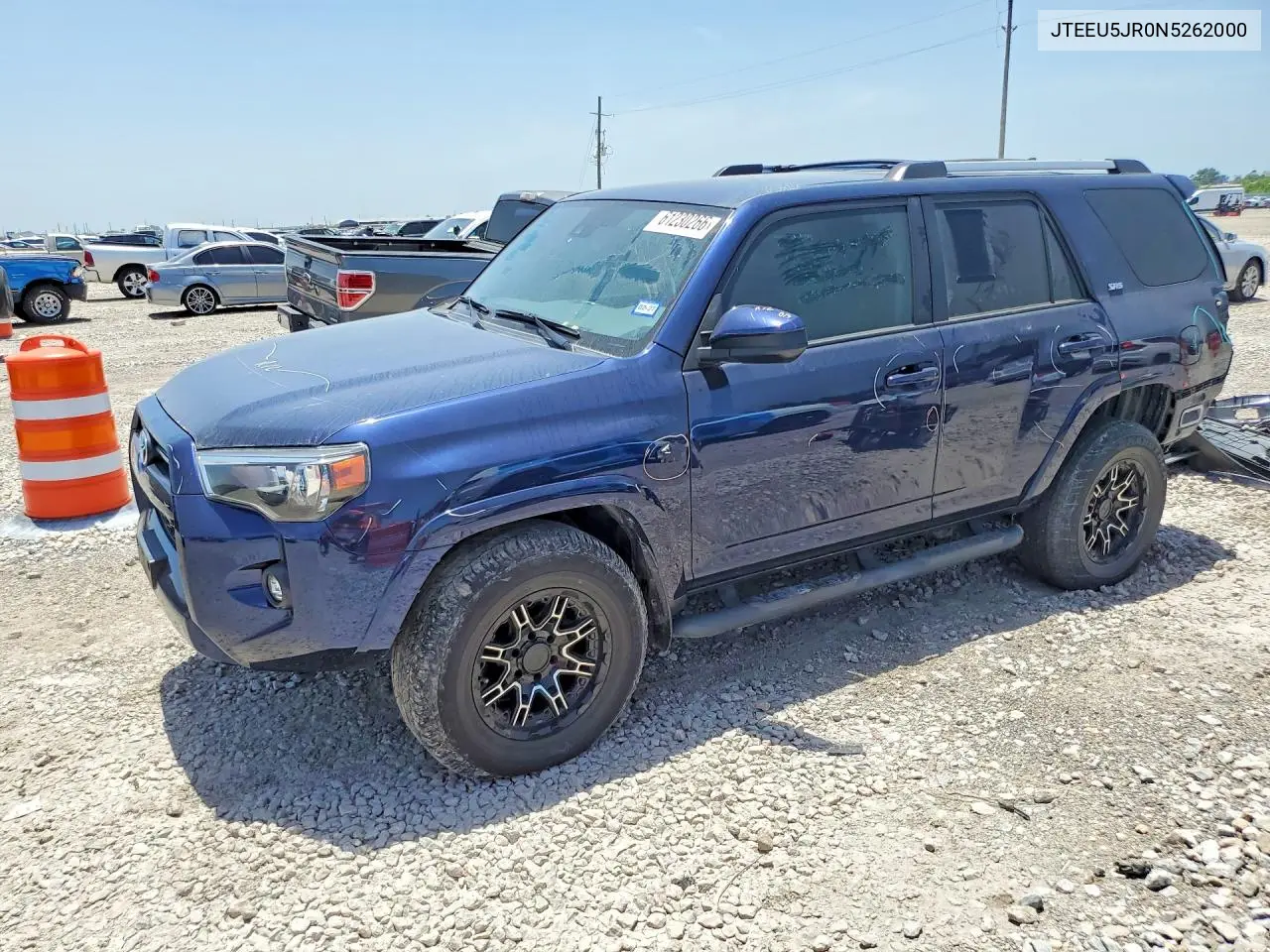 2022 Toyota 4Runner Sr5 VIN: JTEEU5JR0N5262000 Lot: 61230266