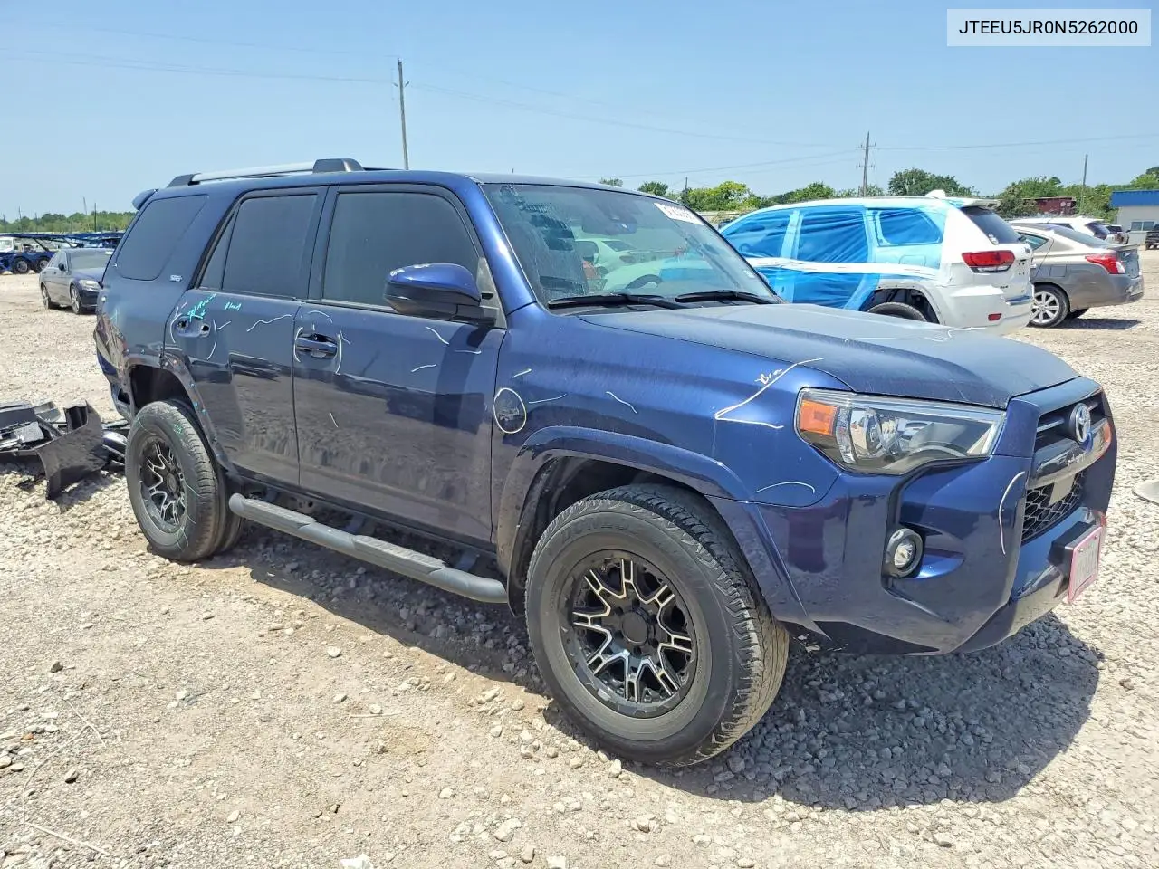 2022 Toyota 4Runner Sr5 VIN: JTEEU5JR0N5262000 Lot: 61230266