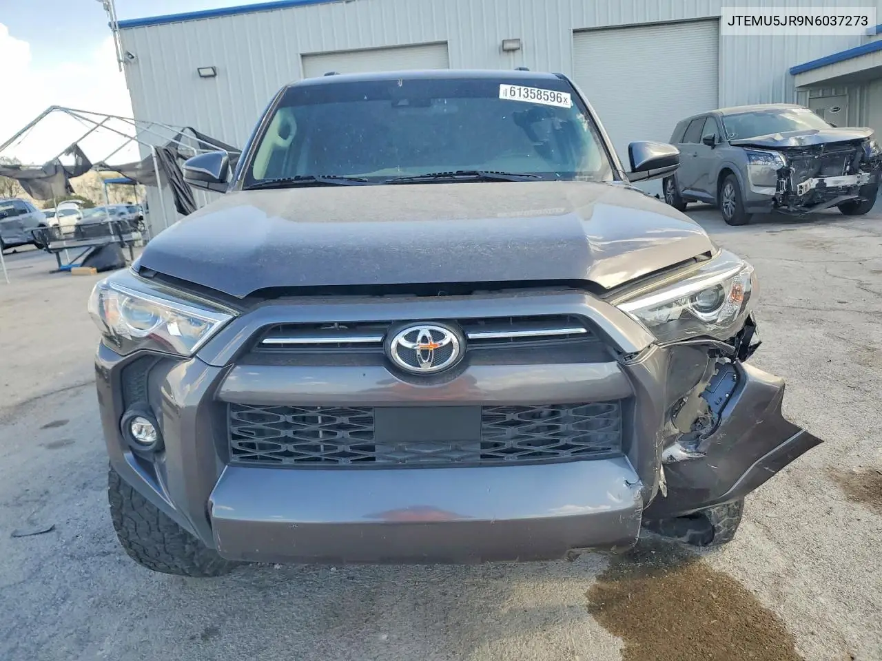 2022 Toyota 4Runner Sr5 VIN: JTEMU5JR9N6037273 Lot: 61358596