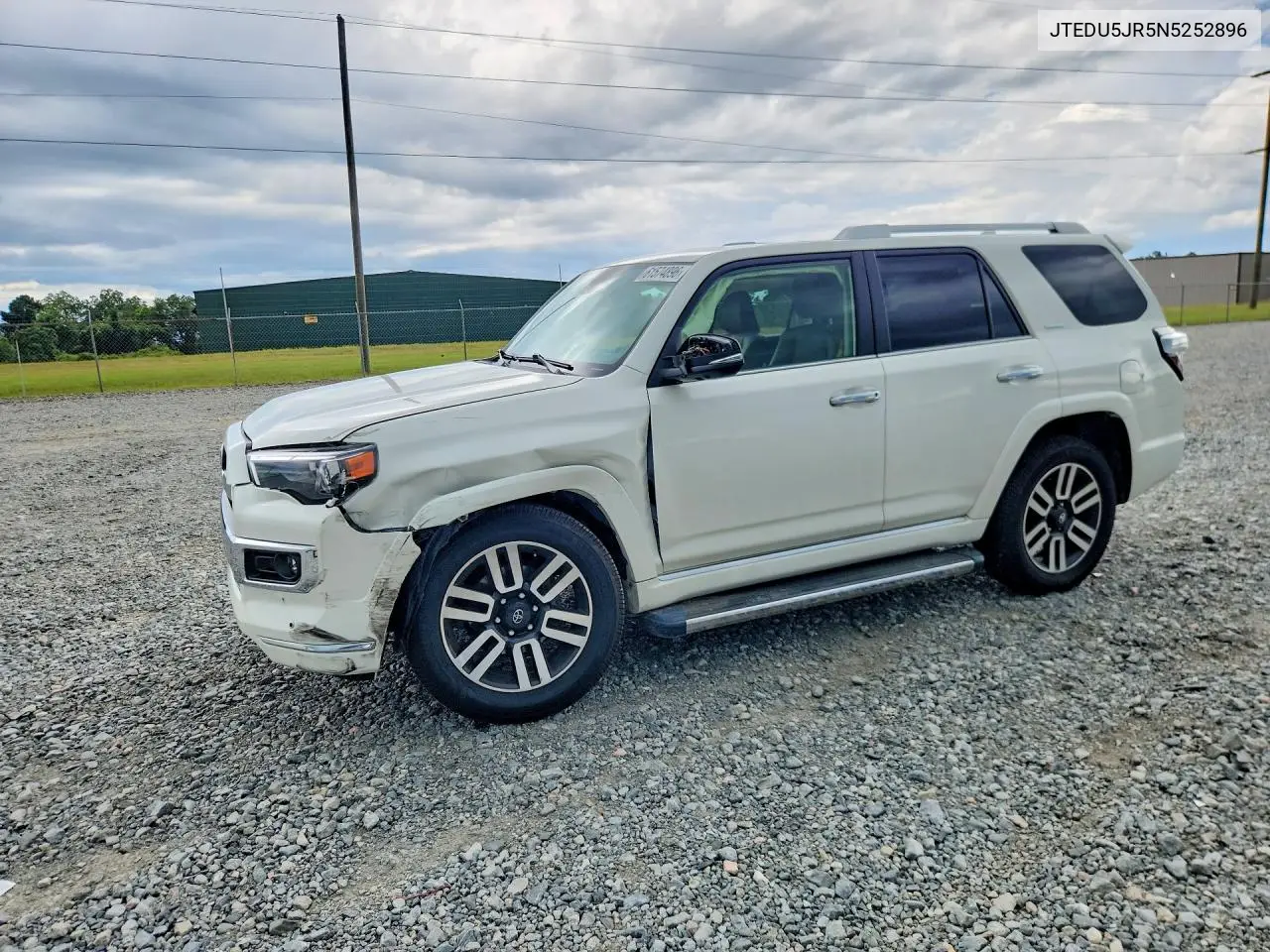 2022 Toyota 4Runner Limited VIN: JTEDU5JR5N5252896 Lot: 61574896