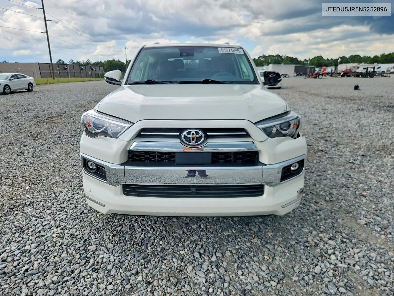 2022 Toyota 4Runner Limited VIN: JTEDU5JR5N5252896 Lot: 61574896