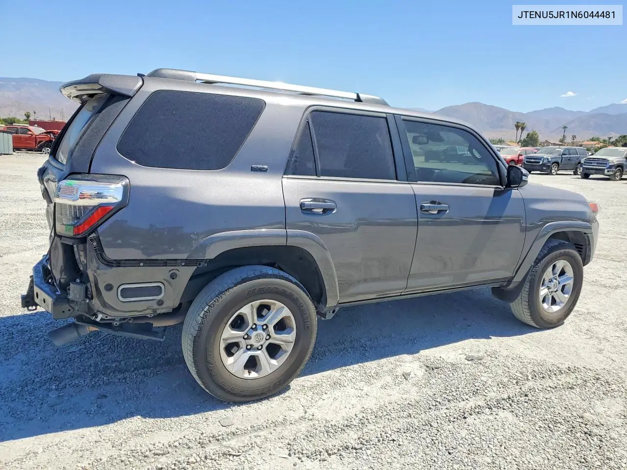 2022 Toyota 4Runner Sr5 Premium VIN: JTENU5JR1N6044481 Lot: 62303496