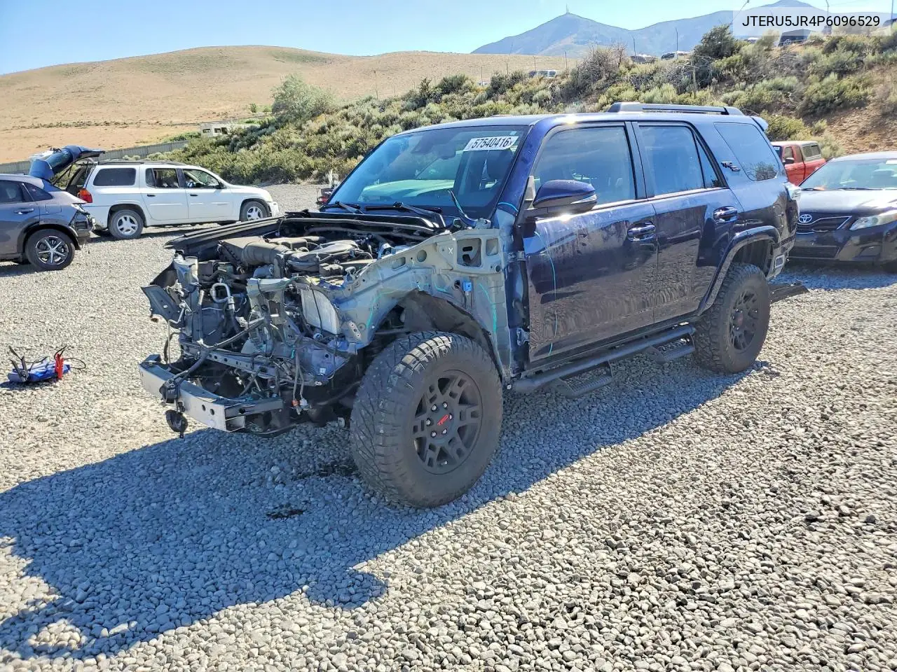 2023 Toyota 4Runner Trd Off-Road Premium VIN: JTERU5JR4P6096529 Lot: 57540416