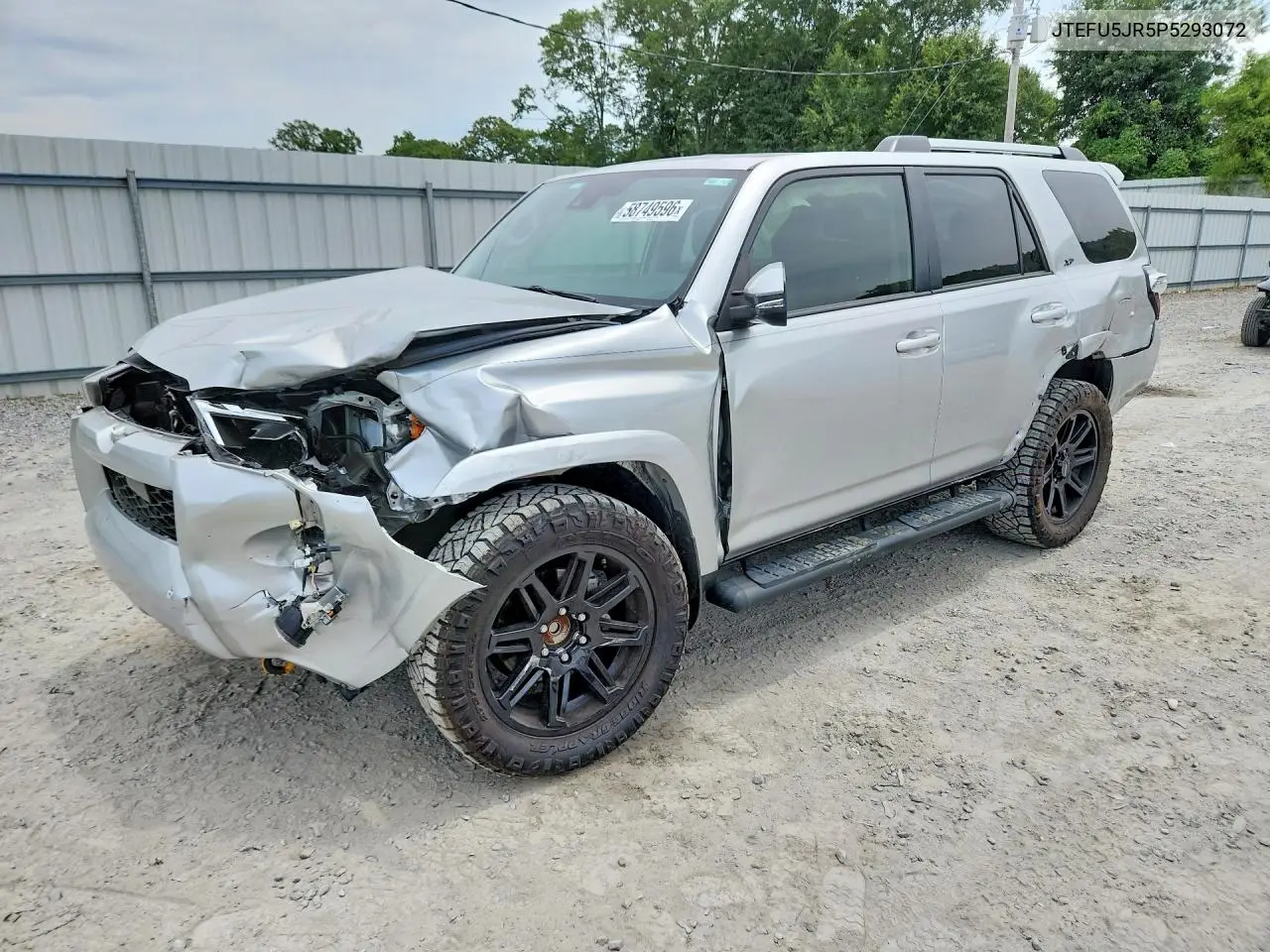 2023 Toyota 4Runner Sr5 Premium VIN: JTEFU5JR5P5293072 Lot: 58749596