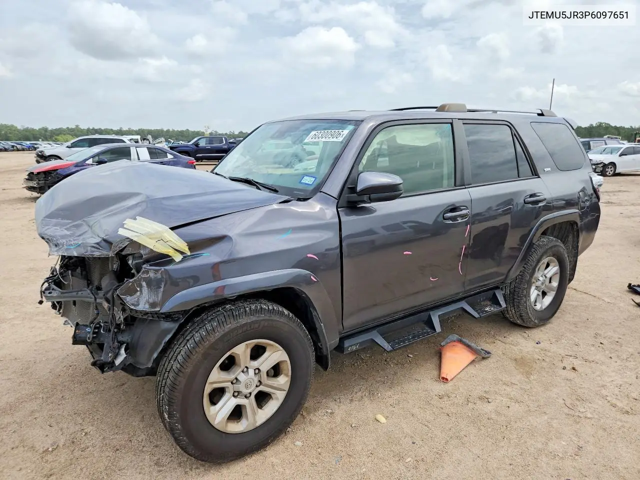 2023 Toyota 4Runner Sr5 VIN: JTEMU5JR3P6097651 Lot: 60300906