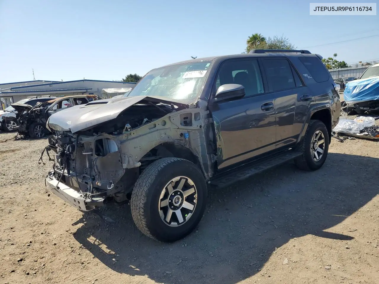 2023 Toyota 4Runner Trd Off-Road VIN: JTEPU5JR9P6116734 Lot: 61574796