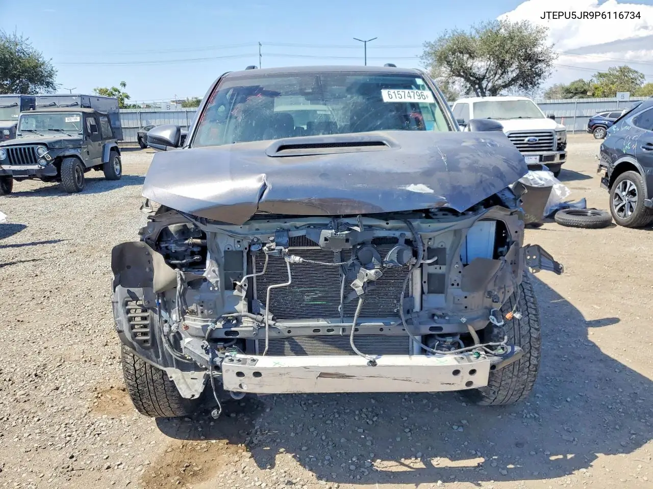 2023 Toyota 4Runner Trd Off-Road VIN: JTEPU5JR9P6116734 Lot: 61574796