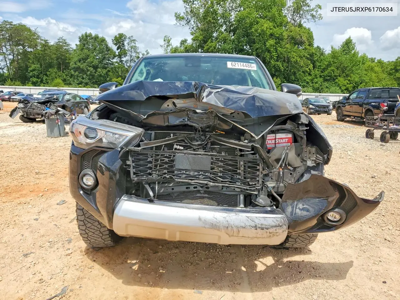 2023 Toyota 4Runner Trd Off-Road Premium VIN: JTERU5JRXP6170634 Lot: 62114486